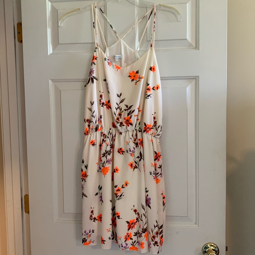Floral Strappy tank dress